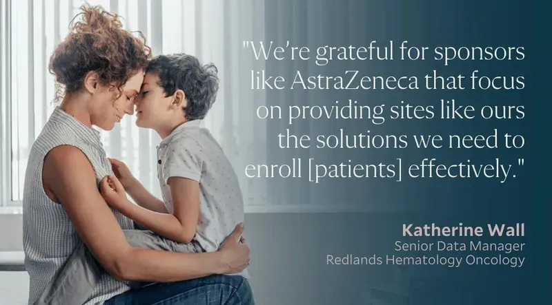 Woman touching foreheads with the child in her lap