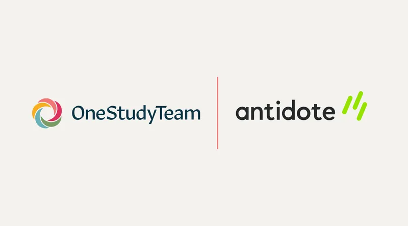 OneStudyTeam and Antidote logos
