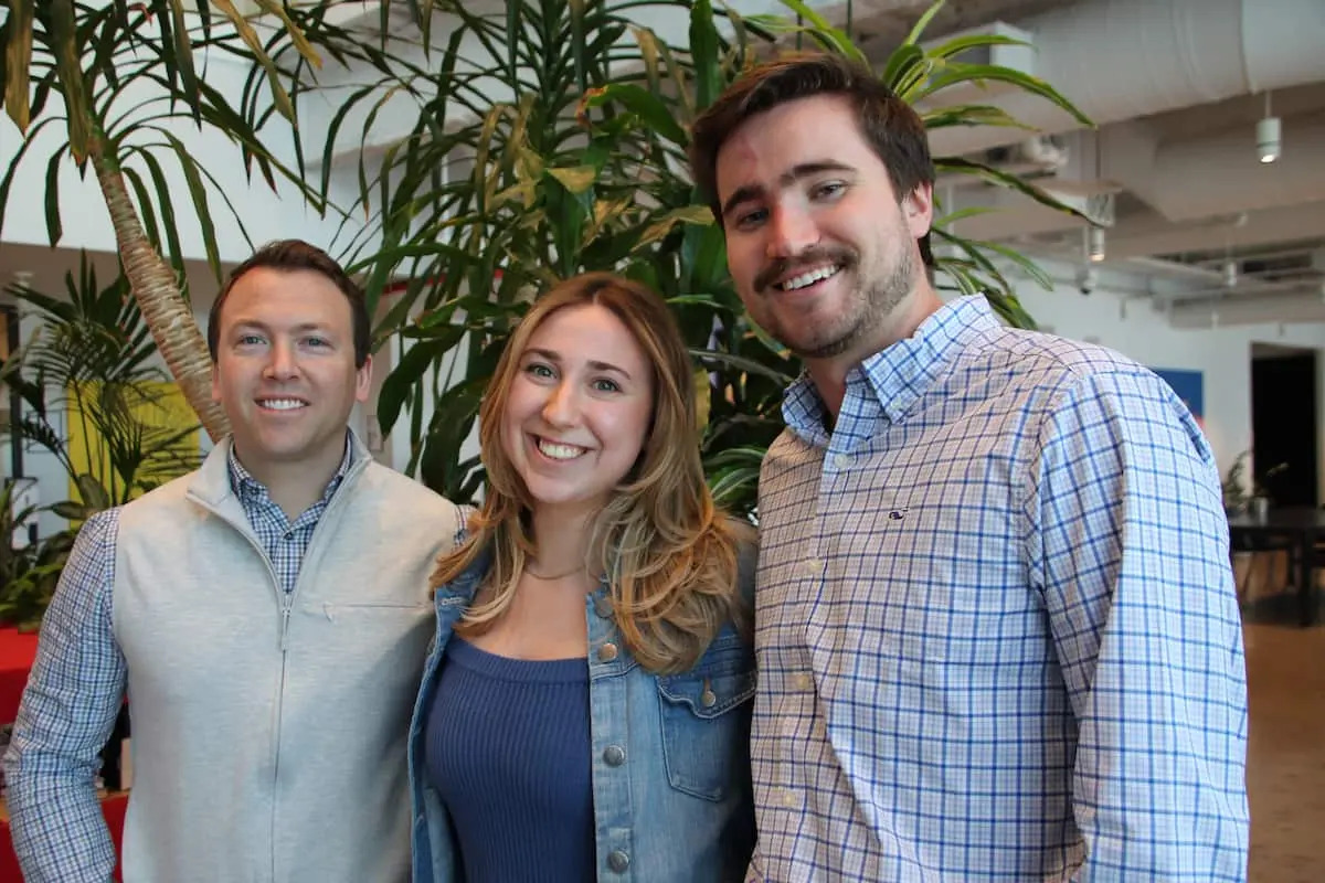 Sales team engaging with partners